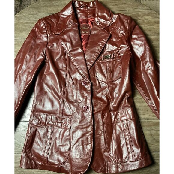 Vintage Etienne Aigner Leather Jacket - Picture 1 of 11